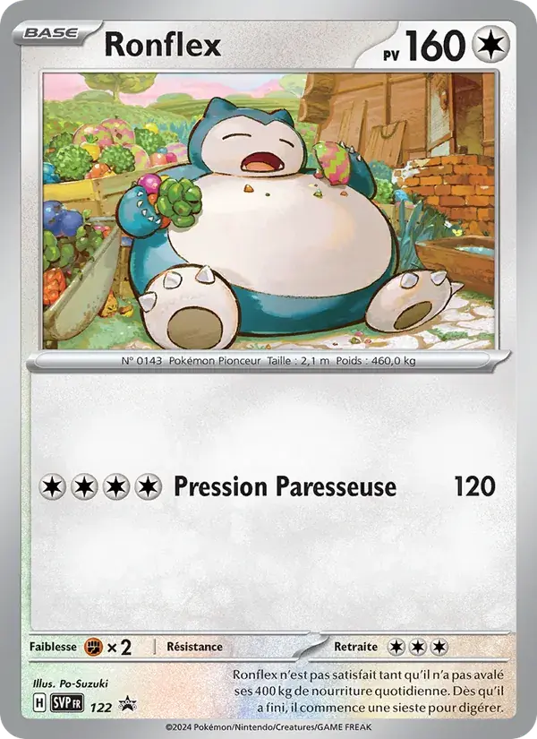 Ronflex - 122/225 - SVP Black Star Promos