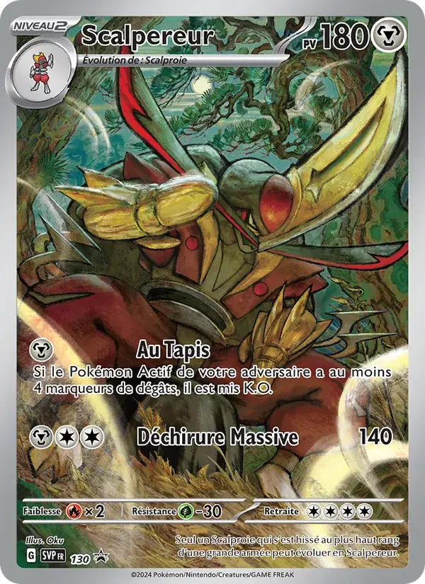 Scalpereur - 130/225 - SVP Black Star Promos
