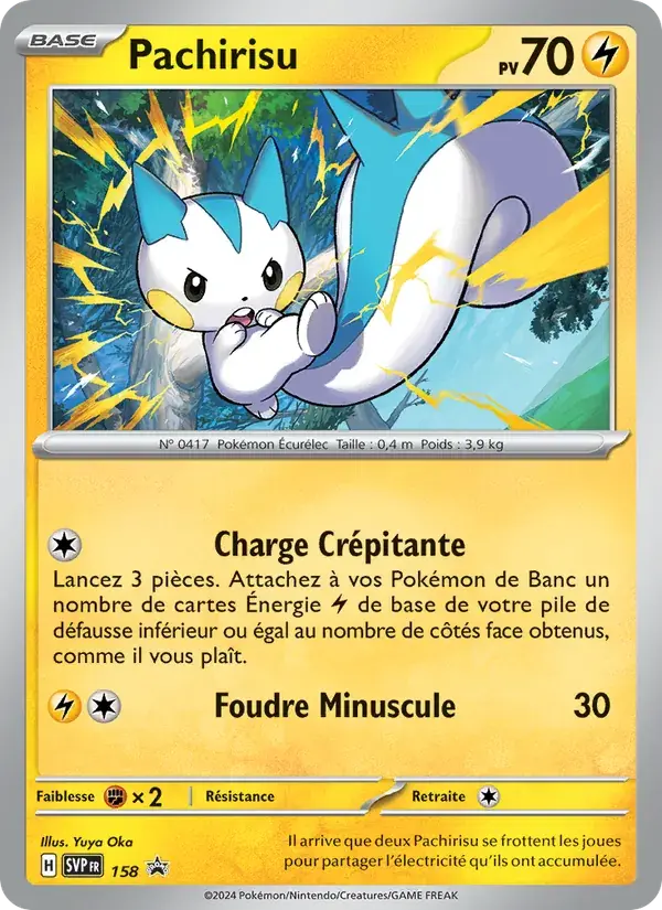 Pachirisu - 158/225 - SVP Black Star Promos