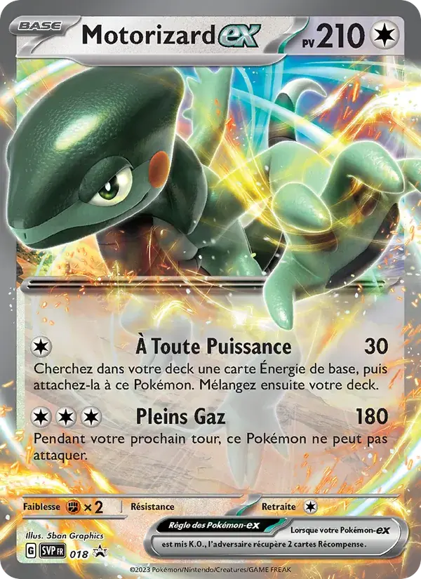 Motorizard-ex - 018/225 - SVP Black Star Promos
