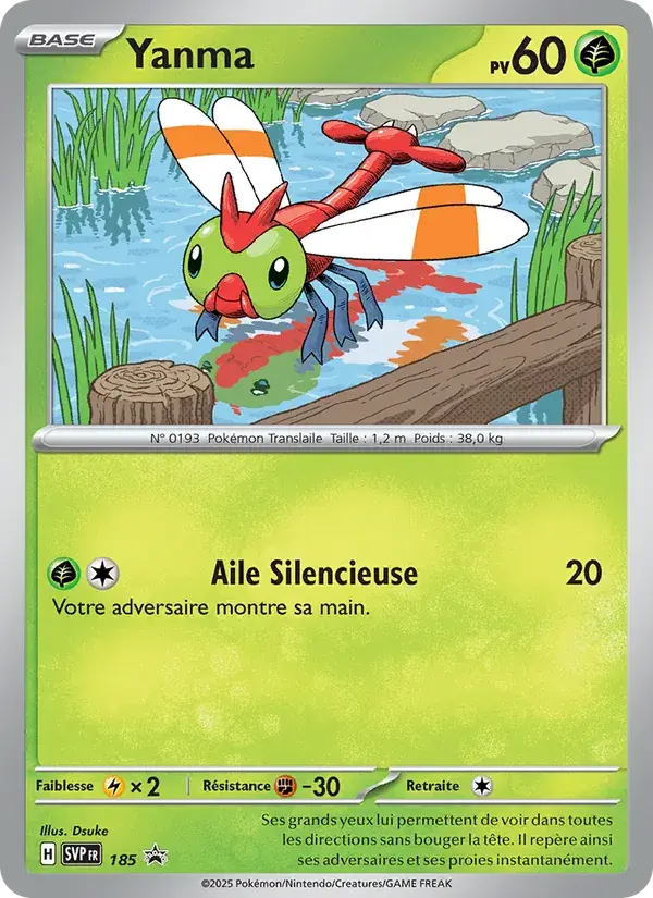 Yanma - 185/225 - SVP Black Star Promos
