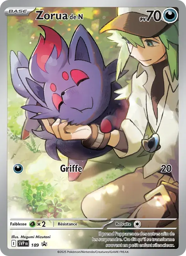 Zorua de N - 189/225 - SVP Black Star Promos