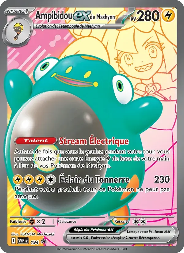 Ampibidou-ex de Mashynn - 194/225 - SVP Black Star Promos