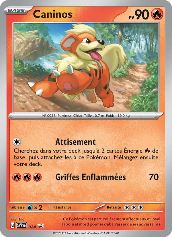 Caninos - 024/225 - SVP Black Star Promos