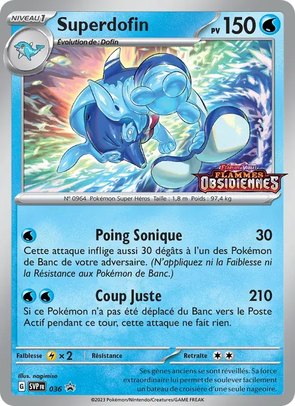 Superdofin - 036/225 - SVP Black Star Promos