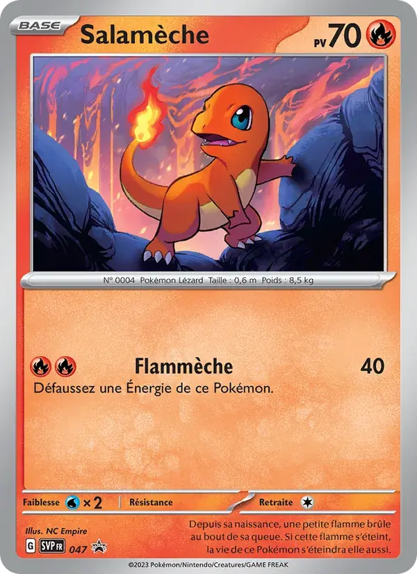 Salamèche - 047/225 - SVP Black Star Promos