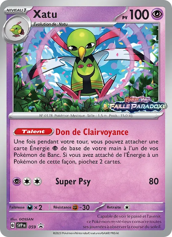 Xatu - 059/225 - SVP Black Star Promos