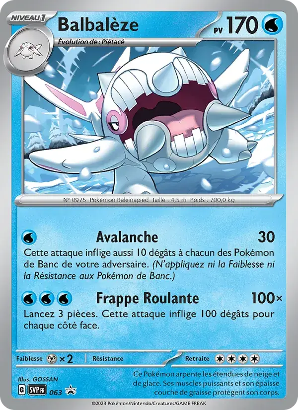 Balbalèze - 063/225 - SVP Black Star Promos