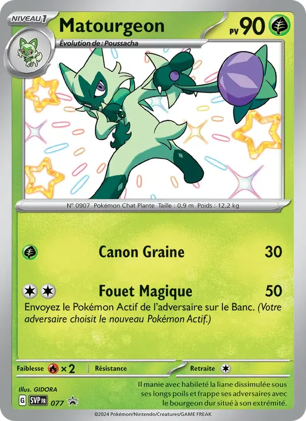 Matourgeon - 077/225 - SVP Black Star Promos