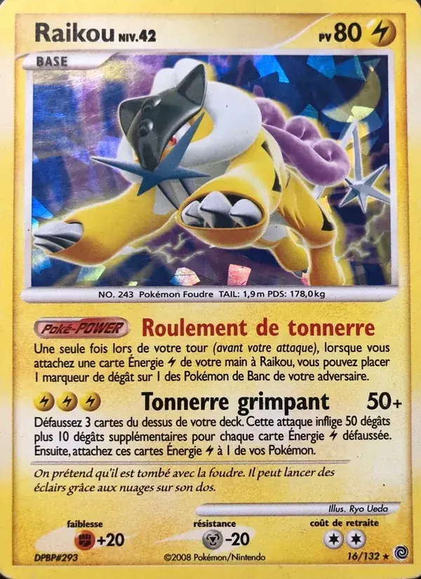 Raikou - 16/132 - Merveilles Secrètes