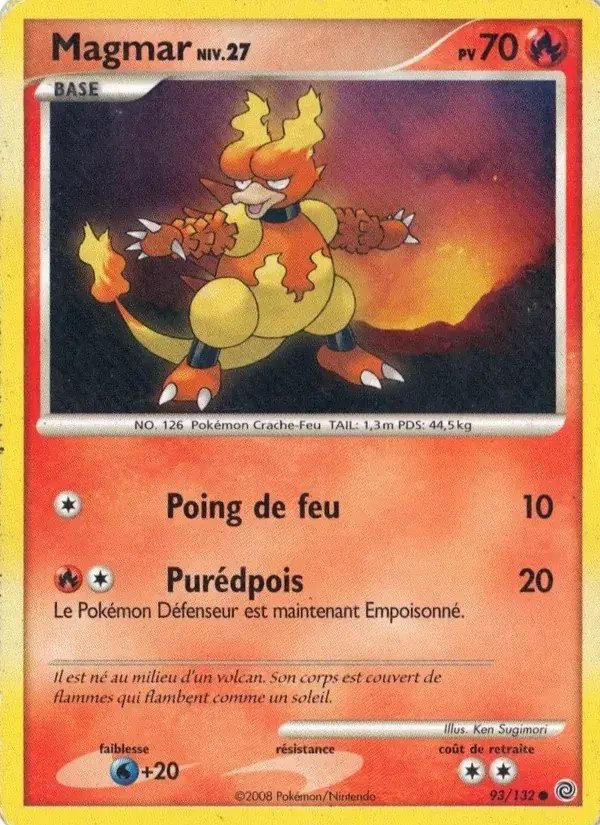 Magmar - 93/132 - Merveilles Secrètes