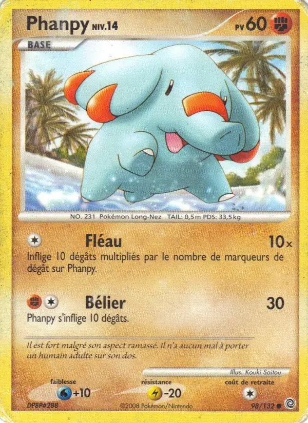 Phanpy - 98/132 - Merveilles Secrètes