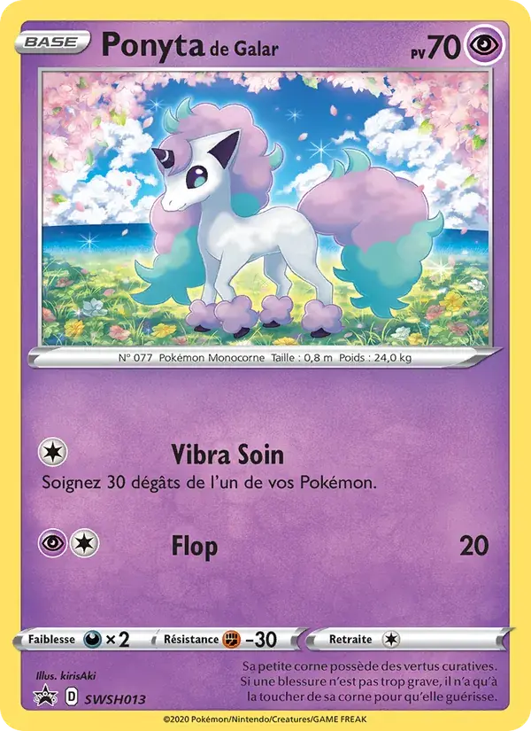 Ponyta de Galar - SWSH013/307 - Promo SWSH