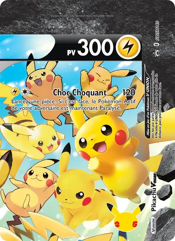 Pikachu V-UNION - SWSH140/307 - Promo SWSH