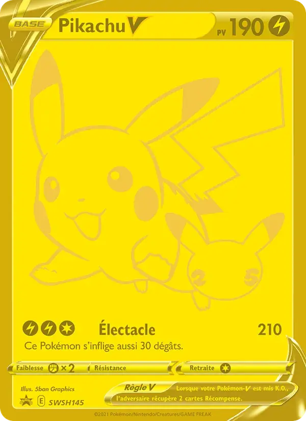 Pikachu V - SWSH145/307 - Promo SWSH