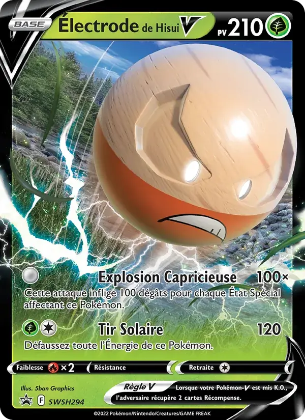 Électrode de Hisui V - SWSH294/307 - Promo SWSH