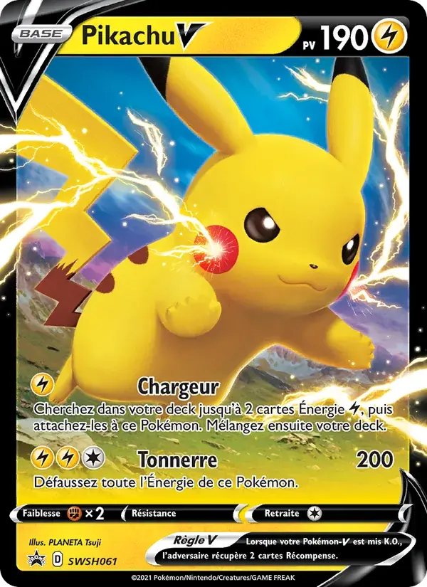 Pikachu V - SWSH061/307 - Promo SWSH