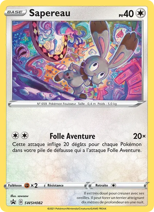 Sapereau - SWSH082/307 - Promo SWSH