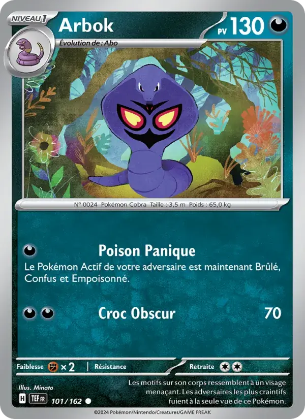 Arbok - 101/218 - Forces Temporelles