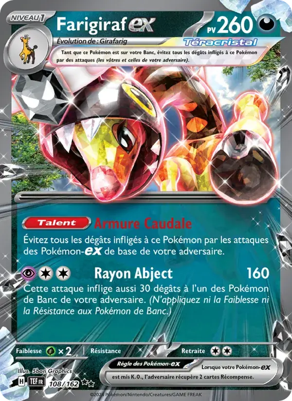 Farigiraf-ex - 108/218 - Forces Temporelles