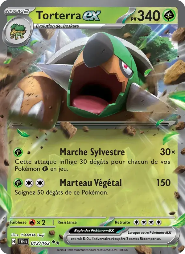 Torterra-ex - 012/218 - Forces Temporelles