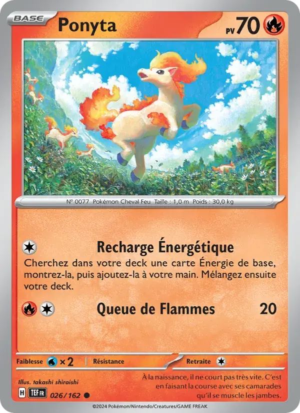 Ponyta - 026/218 - Forces Temporelles