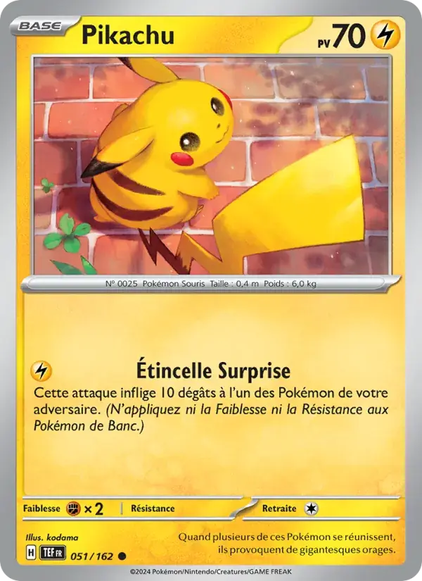 Pikachu - 051/218 - Forces Temporelles