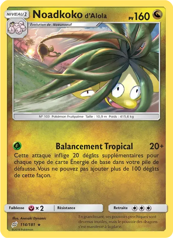 Noadkoko d’Alola - 114/196 - Duo de Choc