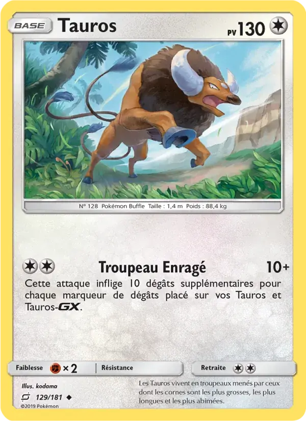 Tauros - 129/196 - Duo de Choc