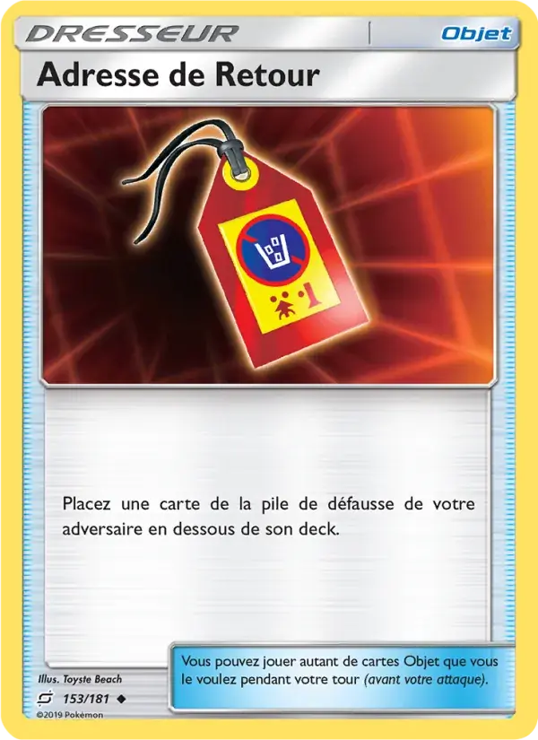 Adresse de Retour - 153/196 - Duo de Choc
