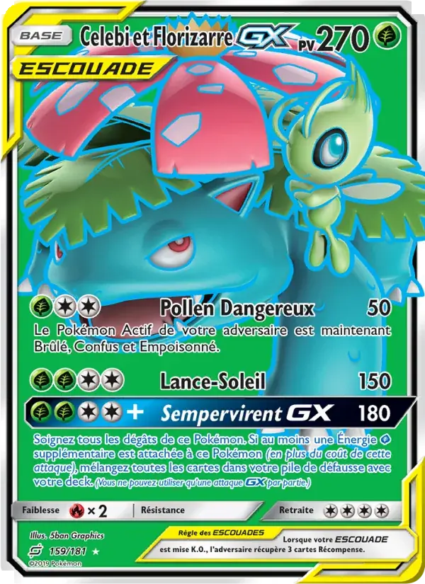 Celebi et Florizarre GX - 159/196 - Duo de Choc