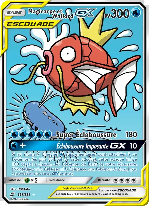 Magicarpe et Wailord GX - 161/196 - Duo de Choc