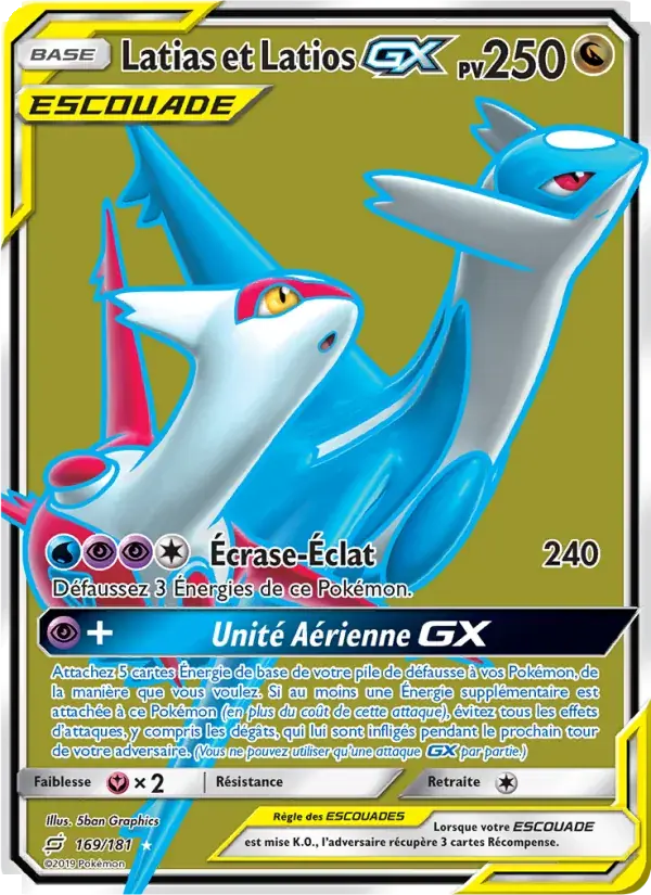Latias et Latios GX - 169/196 - Duo de Choc