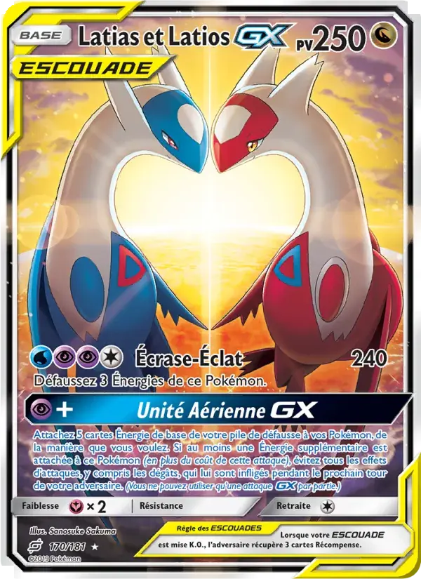 Latias et Latios GX - 170/196 - Duo de Choc