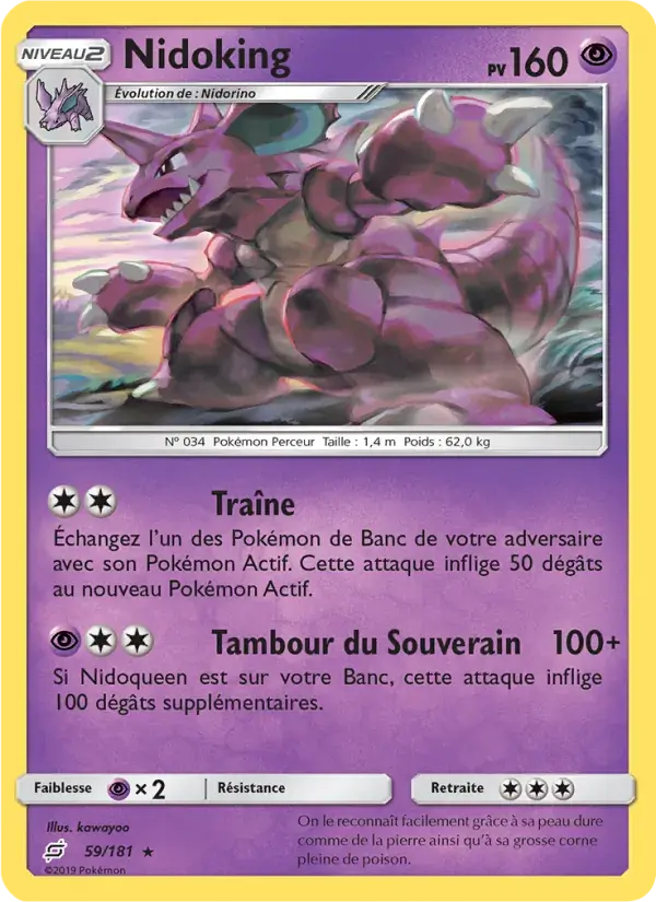 Nidoking - 59/196 - Duo de Choc