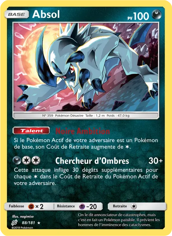 Absol - 88/196 - Duo de Choc