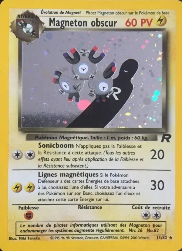 Magneton obscur - 11/83 - Team Rocket
