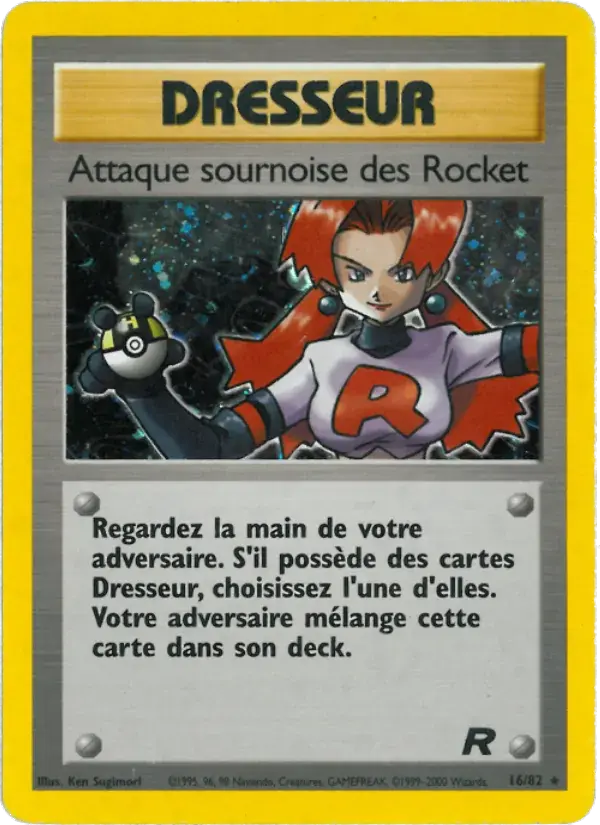 Attaque sournoise des Rocket - 16/83 - Team Rocket