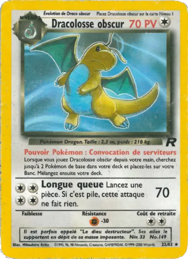 Dracolosse obscur - 22/83 - Team Rocket