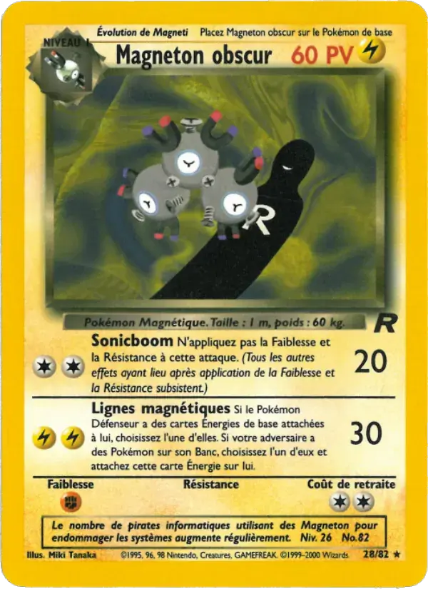 Magneton obscur - 28/83 - Team Rocket