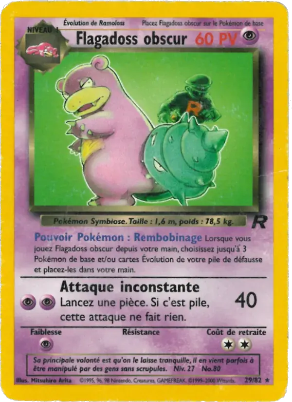 Flagadoss obscur - 29/83 - Team Rocket