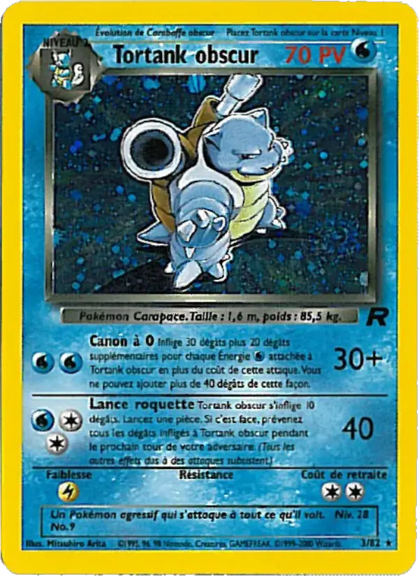 Tortank obscur - 3/83 - Team Rocket