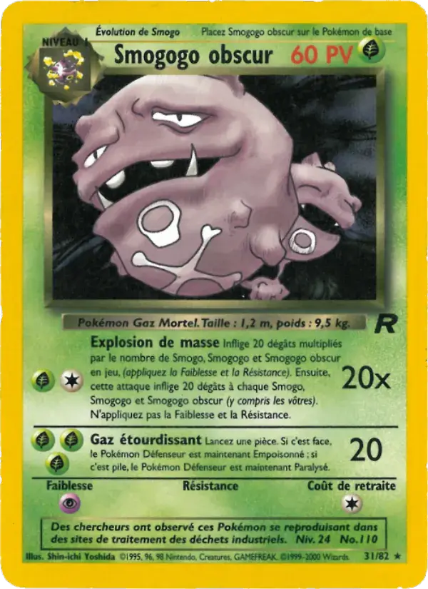 Smogogo obscur - 31/83 - Team Rocket
