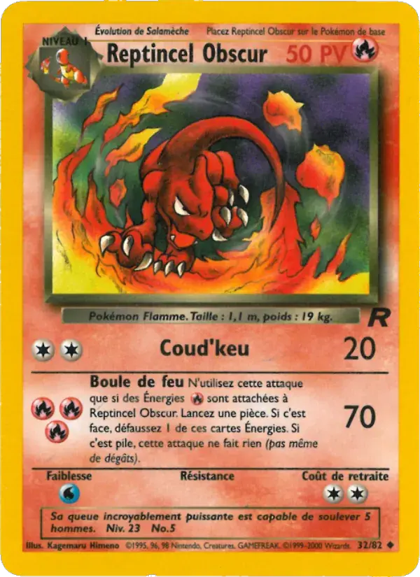 Reptincel Obscur - 32/83 - Team Rocket