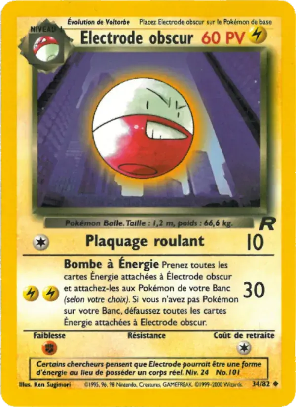 Electrode obscur - 34/83 - Team Rocket