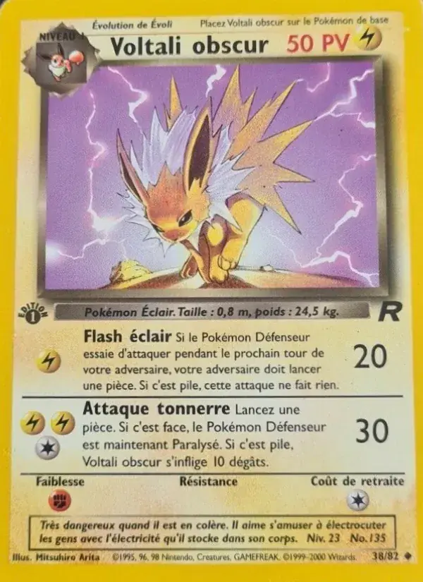 Voltali obscur - 38/83 - Team Rocket