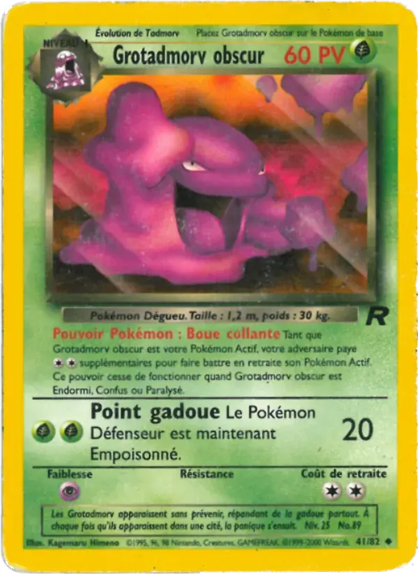 Grotadmorv obscur - 41/83 - Team Rocket