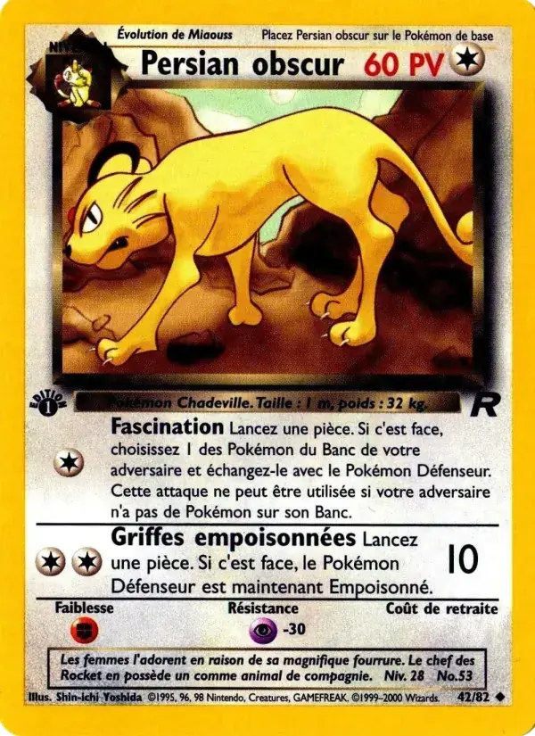 Persian obscur - 42/83 - Team Rocket