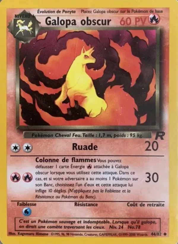 Galopa obscur - 44/83 - Team Rocket
