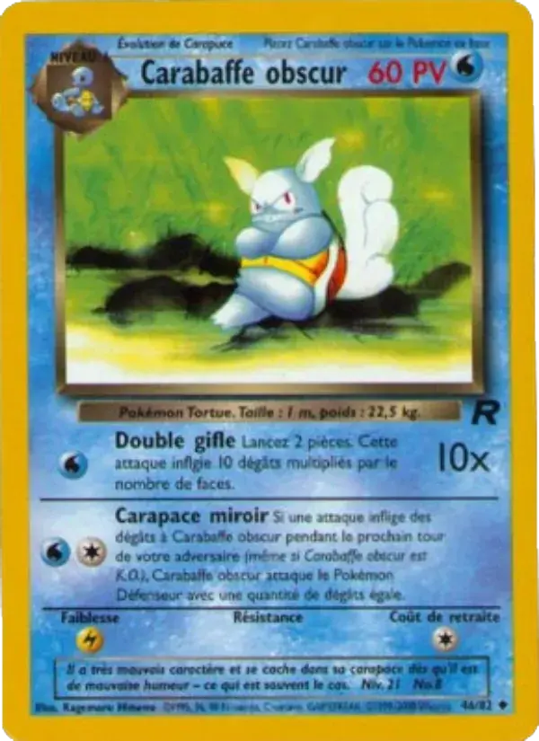 Carabaffe obscur - 46/83 - Team Rocket